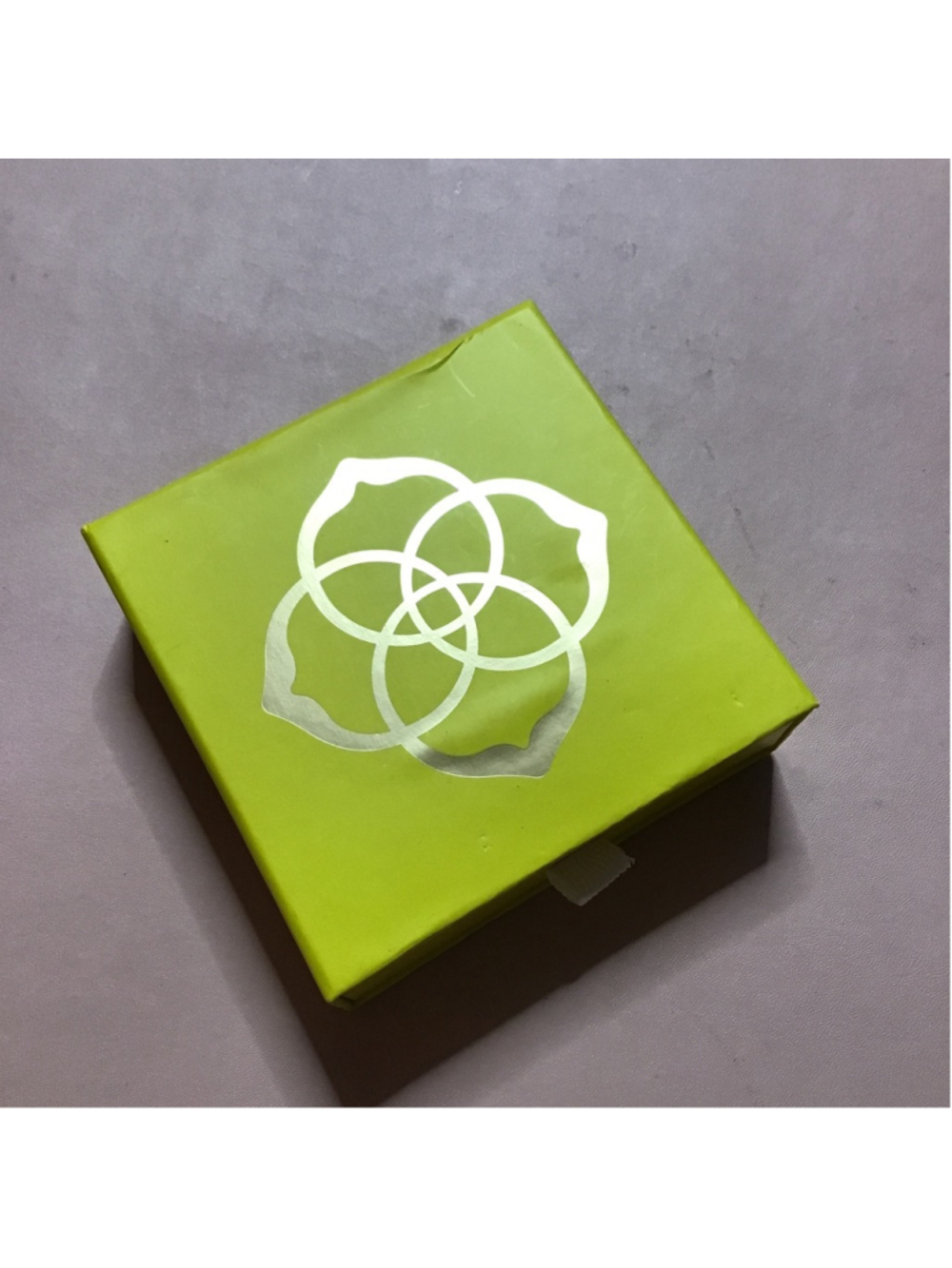 Kendra Scott Lime Green Jewelry Box ONLY